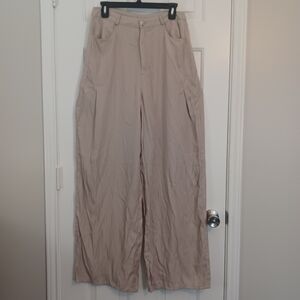 HYFVE  wide leg Baggy khaki pull on pants sz M 8 /